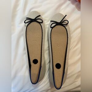 Rothy’s Diamond Metallic Ballet Flats